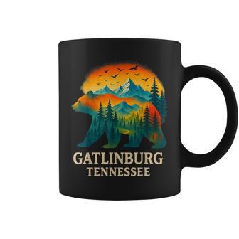 Gatlinburg Tennessee Smoky Mountains Bear Hiking Souvenir Coffee Mug - Monsterry