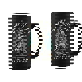 Gebhard Woods State Park Illinois Hiking Trail Raccoon Coffee Mug | Mazezy