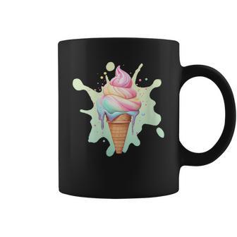 Gelato Fusione Gelato Cono Gelato In Colori Pastello Con Collo A Tazze - Novitaregali