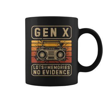 Gen X Lots Of Memories No Evidence Generation X Redio Coffee Mug - Thegiftio UK