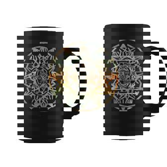 Geometric Infinity Sun Sacred Geometry Yoga Zen Coffee Mug | Mazezy