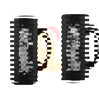 German Shepherd Dog Christmas Santa Hat Pet Dog Lovers Coffee Mug | Mazezy