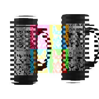 German Shepherd Pop Art Colorful Canine GSD Pet Owner Coffee Mug | Mazezy