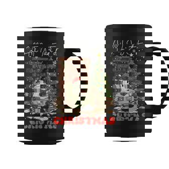 Ghost Cat Reading Books Chrsitmas All I Want For Xmas Boo Coffee Mug | Mazezy