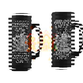 Gingerbread House Construction Crew Cookie Baking Christmas Coffee Mug - Thegiftio