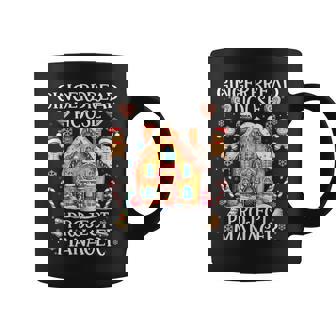 Gingerbread House Project Manager Baking Christmas Cookie Coffee Mug - Thegiftio