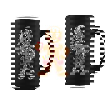Gingerbread Man Carpenter Cookie Builder Woodworking Coffee Mug | Mazezy