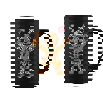 Gingerbread Man Mechanic Handyman Holiday Builder Christmas Tank Top Coffee Mug | Mazezy