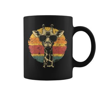 Giraffe Vintage Sunglasses Coffee Mug - Thegiftio UK
