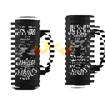 Girl Loves Sunshine And Slingshots Shirt For Woman Girls Coffee Mug | Mazezy