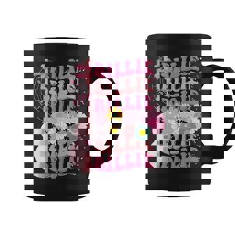 Girl Retro Billie First Name Personalized Groovy 80'S Coffee Mug - Monsterry