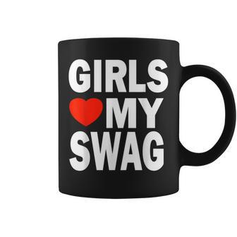 Girls Love Mywag Con Texto En Alemán Girls Love Mywag Taza de café - Regaloses