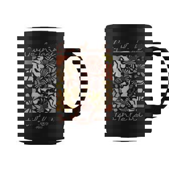 Give Thanks To The Lord Jesus Christian Thanksgiving Autumn Coffee Mug | Seseable CA