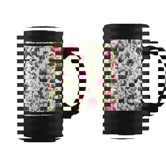 Globe Amaranth Flower Watercolor Pattern Graphic Tank Top Coffee Mug | Mazezy