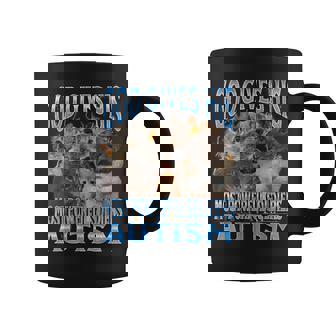 God Gives His Most Powerful Autism Cat Meme Bootleg Coffee Mug | Seseable CA
