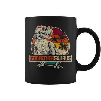 Godfathersaurus T Rex Dinosaur Godfather Saurus Family Match Coffee Mug - Thegiftio UK