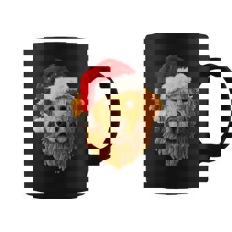 Golden Retriever Christmas Crochet Coffee Mug - Monsterry