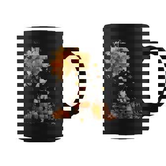 Golden Retrievers Hello Autumn Leaf Fall For Dog Lover Coffee Mug - Monsterry