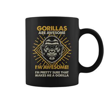 Gorilason Impresionantes Gorilla Mom Dad Taza de café - Regaloses