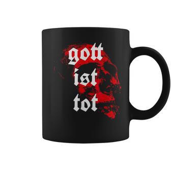 Gott Ist Tot Nietzsche Nihilistische Philosoph Tassen - Geschenkecke