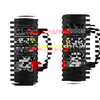 Grandma Of The Birthday Boy Matching Grandson Family Coffee Mug - Monsterry