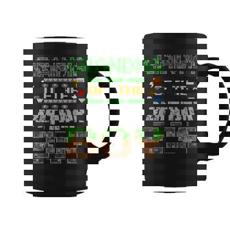 Grandma Of The Birthday Boy Pixel Gamer Family Love Coffee Mug | Seseable CA