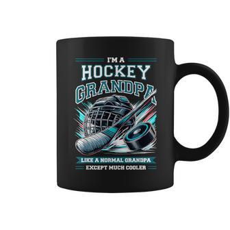 Grandpa Hockey Player Ice Hockey Field Hockey Grandfather Coffee Mug - Thegiftio UK