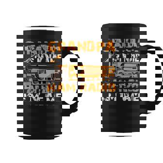 Grandpa Is My Name Ham Radio Is My Game Hamラジオ アマチュア無線 コーヒーマグ - Kawaiitshirt