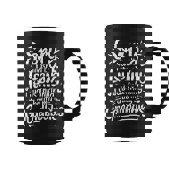 Grandparent Humor Grandbabies On My Mind Coffee Mug | Mazezy