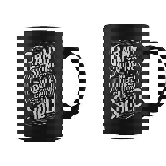 Granny Shifting Muscle Car Furious Quote Fast Coffee Mug - Monsterry