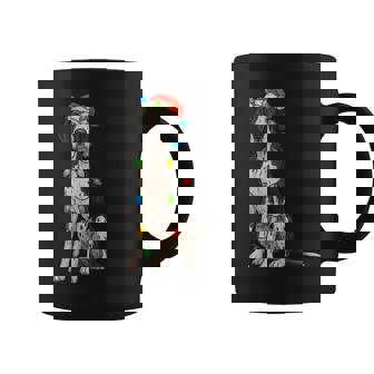 Great Dane Christmas Lights Dog Lover Xmas Pajama Coffee Mug | Seseable CA