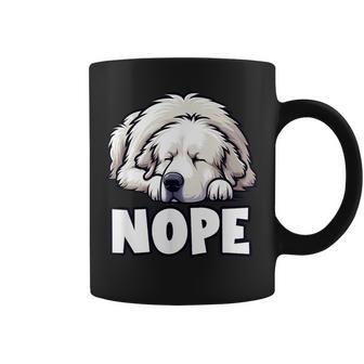 Great Pyrenees Nope Lazy Pet Cute Not Today Bored Coffee Mug - Thegiftio UK