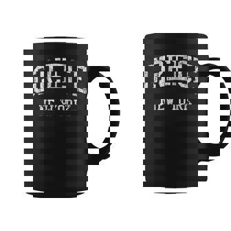 Greece NY J05 Vintage Athletic Sports Tank Top Coffee Mug | Mazezy