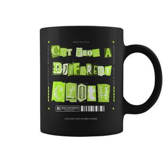 Green Cut From A Different Cloth Green Coffee Mug - Thegiftio UK