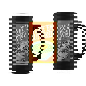 Green Peas I Like 'Em Buttered Graphic Print Coffee Mug - Monsterry