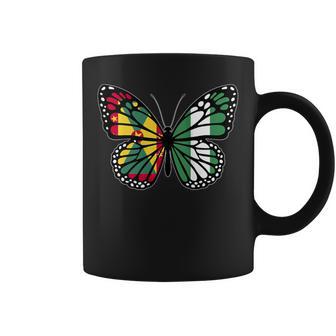 Grenada And Nigeria Mix Butterfly Half Grenadian Nigerian Tank Top Coffee Mug | Mazezy