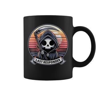 Grim Reaper Dark Meme Mortician Last Responder Vintage Coffee Mug - Thegiftio UK