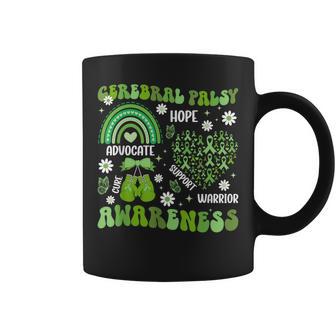 Groovy Cerebral Palsy Awareness Month Cp Warrior Coffee Mug - Thegiftio UK