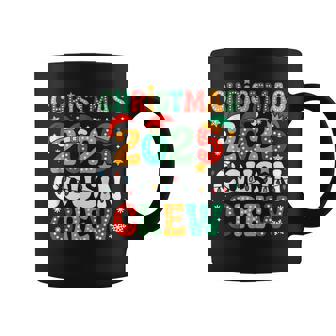 Groovy Family Christmas 2025 Cousin Crew Squad Santa Xmas Coffee Mug - Thegiftio