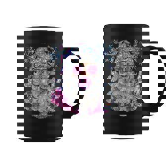 Groovy Glam Santa Bubblegum Christmas Coffee Mug | Seseable CA