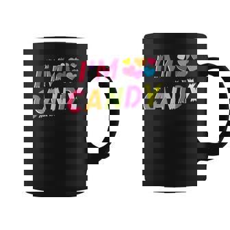 Groovy I'm Candy I Love To Eat Candy Couple Matching Coffee Mug - Monsterry
