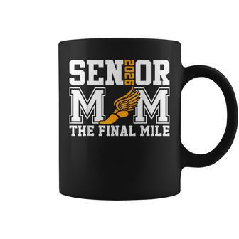 Groovy Senior Mom The Final Mile Cross Country Class Of 2026 Coffee Mug - Thegiftio UK