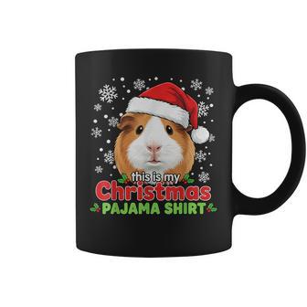 Guinea Pig Christmas Santa Xmas This Is My Christmas Pajama Coffee Mug | Mazezy