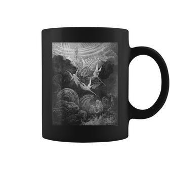 Gustave Dore Archangel Michael And Angels Fighting Dragon Coffee Mug - Thegiftio UK