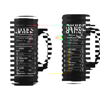 Guyanese Nutrition Facts Guyana Pride Coffee Mug - Monsterry