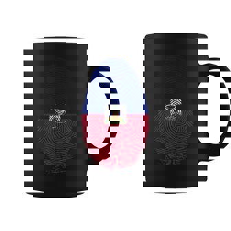 Haiti Flag Fingerprint Haitian For Haitians コーヒーマグ - Kawaiitshirt