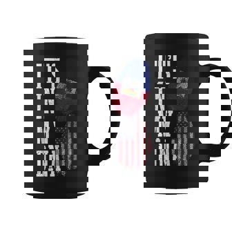 Haiti USA It's In My DNA American Flag Pride Haitian Roots Coffee Mug | Mazezy