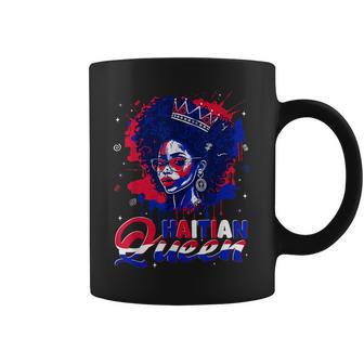 Haitian Queen Ayiti Pride Haiti Flag Day Womens Coffee Mug | Seseable CA