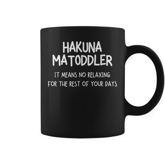 Hakuna Matoddler Toddler And Parents Coffee Mug - Thegiftio UK