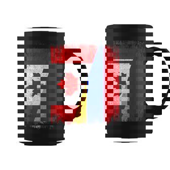 Half Canada Armenia Flag Canadian Armenian Pride Roots Coffee Mug | Mazezy